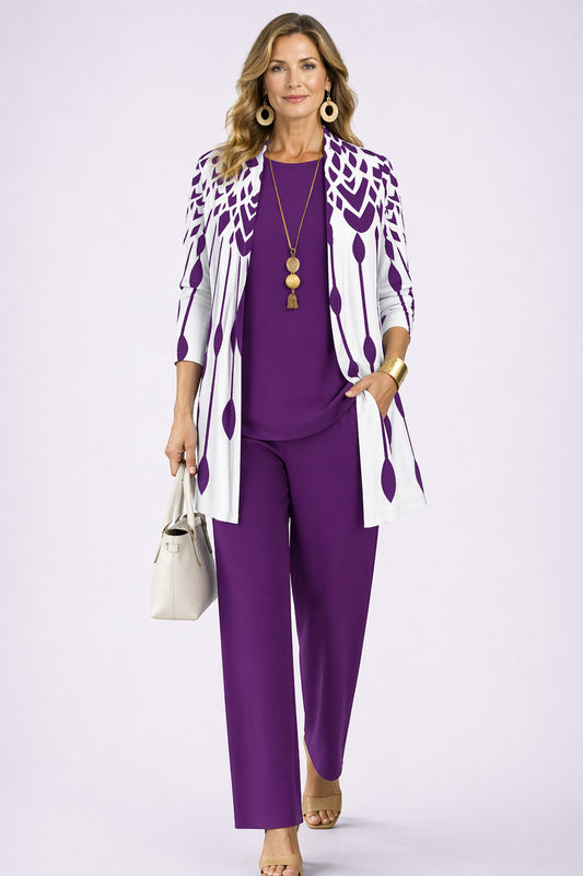 Elaine | Conjunto de Tres Piezas Elegante