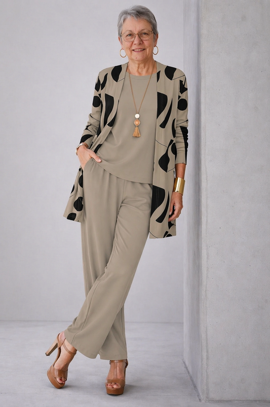 Sheila | Conjunto de Tres Piezas Elegante