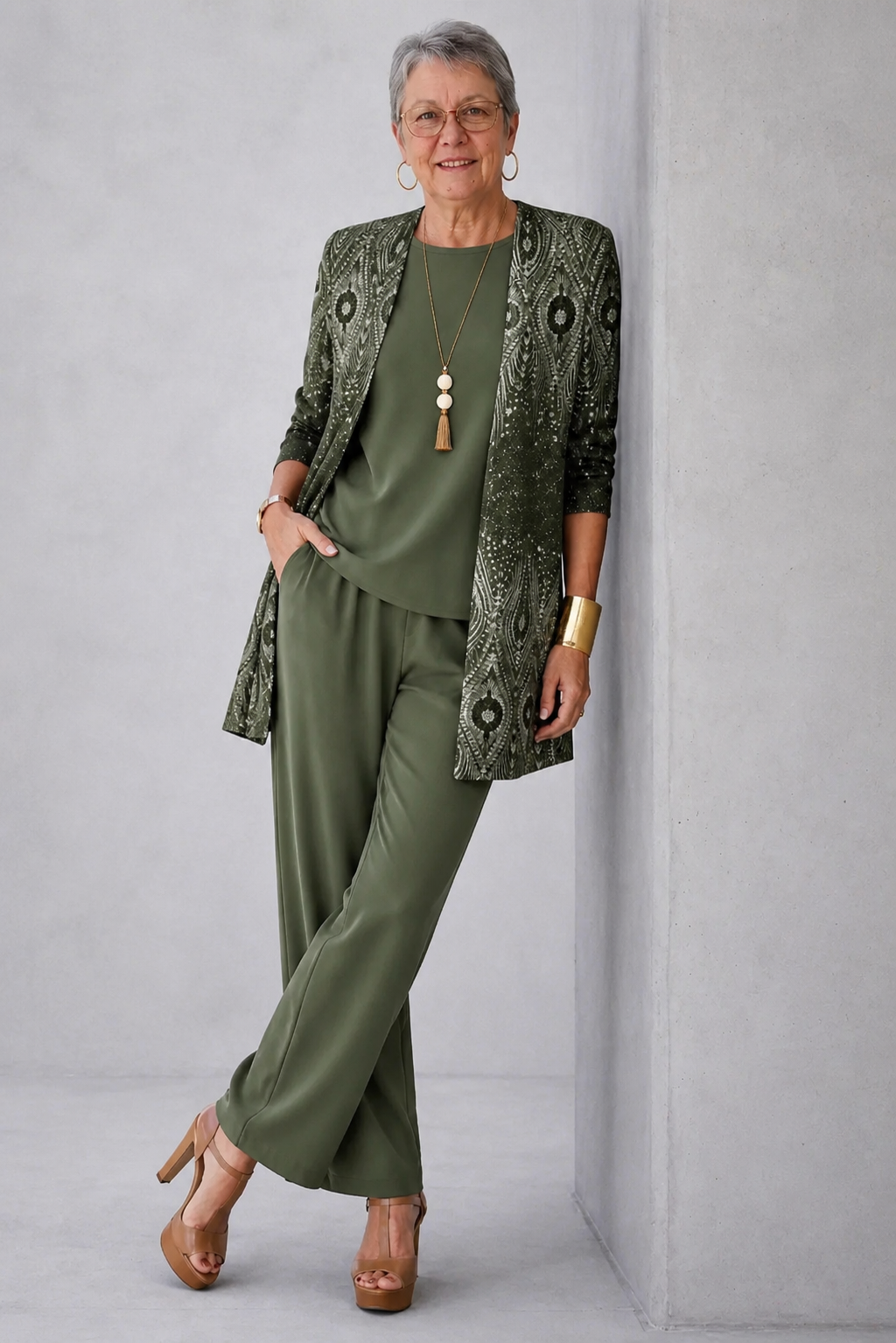 Hannelore | Conjunto de Tres Piezas Elegante