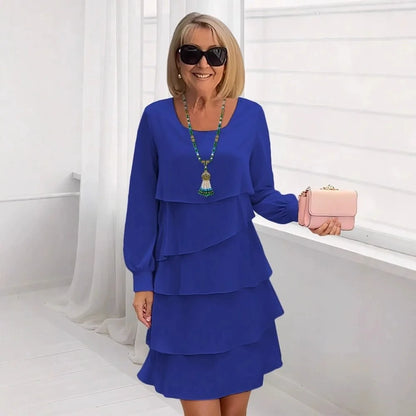 Madeleine – Vestido elegante fluido con volantes