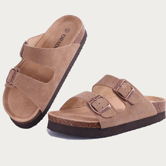 Bruna | Sandalias de corcho de confort natural