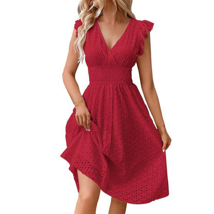 Alessia | Vestido bordado de verano