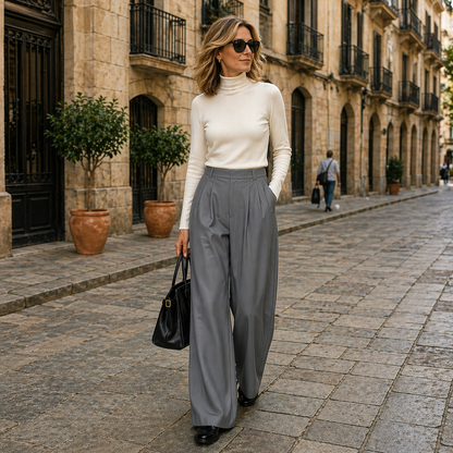 Noa | Pantalón Fluido de Silueta Refinada